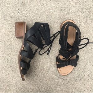 Lace up sandals
